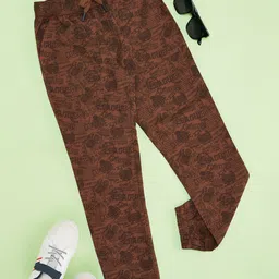 Pantaloons Junior Boys Printed Regular Fit Mid Rise Joggers-image-85