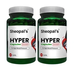 Sheopal's Set Of 2 Hyper Capsule For Hypertension Management - 60 Capsules Each-0
