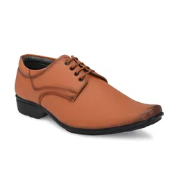 LEEPEETER Men Leather Formal Derbys Shoes-image-41