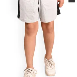 BAESD Boys Pack Of 2 Cotton Solid Regular Side Patta Bermuda Shorts-image-51