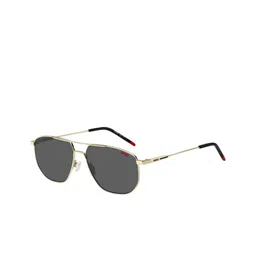 HUGO Men Aviator Sunglasses with UV Protected Lens 205472J5G58IR-picture-37