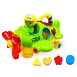 FunBlast Musical Airplane Toy with Light & Sound Effects - Multicolour-image-2