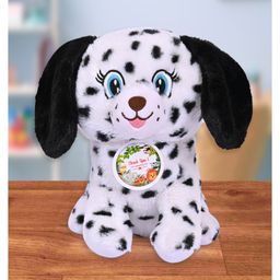 Besties Kids Sitting Dog Soft Toy Black & White  - Height 30 cm-image-20