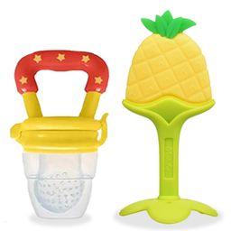 Chinmay Kids Baby Fruit Shape Teether & Soother Soft Stick Dental Care BPA- Free Pack of 2 Teether  - Yellow-18
