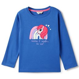 Tales & Stories Cotton Full Sleeves Unicorn Embroidered Tee - Royal Blue-picture-37