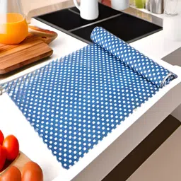 Aura Blue Set of 1 Water Resistant Shelf Liner Organisers-15