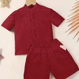 OMPAX Boys Shirt with Shorts-17