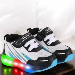 HOOH Now Comfort in Fashion Unisex Kids Woven Design Sneakers-29