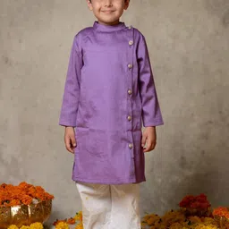 Vivedkids Boys Regular Pure Cotton Kurta with Pyjamas-13