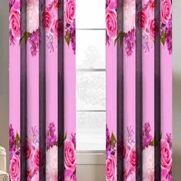 Aura Pink & Purple Set of 2 Floral Door-28