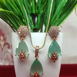 M Mod Con Crystal-Studded Jewellery Set-image-1