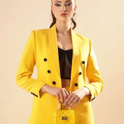 VOLCAPE Open Front Casual Blazers-picture-33