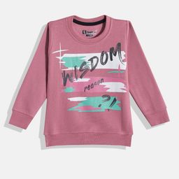 Eteenz Girls Typography & Abstract Printed Round-Neck Premium Cotton Sweatshirt-image-94