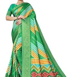 J 6 DESIGNER Geometric Printed Woven Design Saree-picture-43