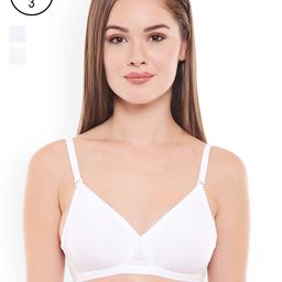 Bodycare Pack of 3 White T-shirt Bras E5551-picture-31