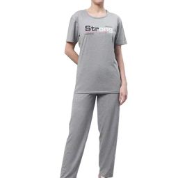 Vimal Jonney Grey Printed T-Shirt With Trackpants-image-81