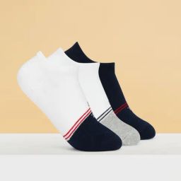 Ajile by Pantaloons Multicolor Cotton Solid Socks - Pack of 3-picture-38