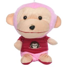 DukieKooky Unisex Kids Pink & Beige Little Monkey Soft Toy-image-62