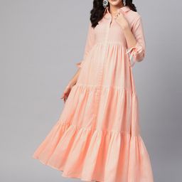 MBE Striped Cotton Maxi Dress-image-65