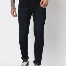 BAESD Men Jean Skinny Fit High Rise Stretchable Jeans-image-19