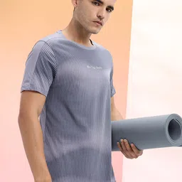 HRX by Hrithik Roshan Abstract Printed Pure Cotton Yoga T-shirt-picture-38