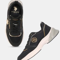 U.S. Polo Assn. Women PU Round Toe Sneakers-image-97