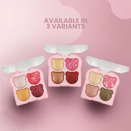 RED 4 4 In 1 Photo Ready Eyeshadow Palette -Shade- 01 image 3