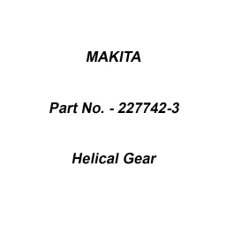 Makita Helical Gear Size 35 mm Suitable For MT60, Part No 227742-3-picture-8