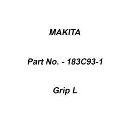 Makita Grip L Suitable For M3600B, Part No 183C93-1-picture-31