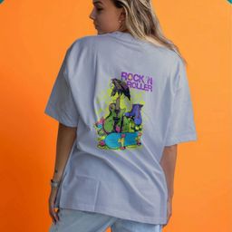 CORSICA Graphic Printed Drop-Shoulder Sleeves Oversized T-shirt-picture-1