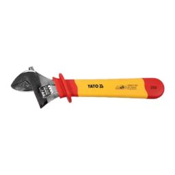 Yato Insulated Adjustable Wrench Size 6 inch (152 mm) and Soft Plastic Handle, YT-20939-image-10
