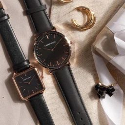Joker & WItch JWGS66 Analog Couple Watch with Ring and Earring-image-27