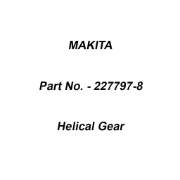 Makita Helical Gear Size 57 mm Suitable For HM1812, Part No 227797-8-picture-17