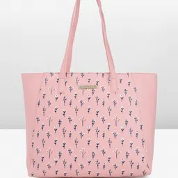 Caprese Floral Printed Oversized Structured Shoulder Bag-13