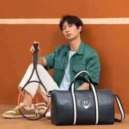 Hidesign Blue Medium Duffle Bag-32