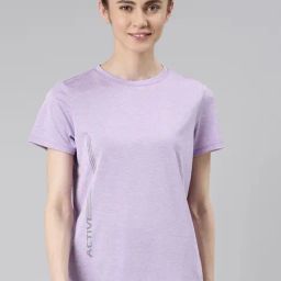 Enamor Purple Graphic Print Sports T-Shirt-image-42
