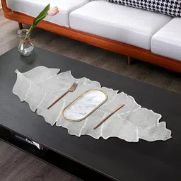 Dakshya Industries Grey Textured Table Runner-image-87