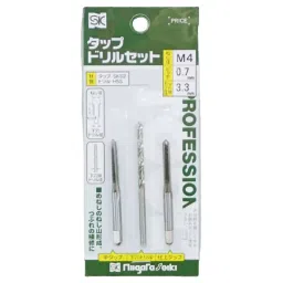 SK Niigata Seiki Tap Drill Set M4 mm Nominal Size, TDS-M4-20