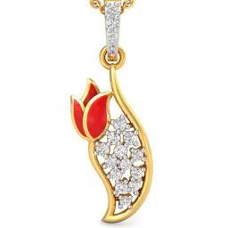 Candere By Kalyan Jewellers 18K Yellow Gold and Cubic Zirconia Pendant-image-56