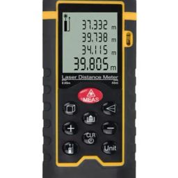 MCP 4 Line/9 Key/197 ft./2362 inch LCD Laser Distance Meter (Black)-22
