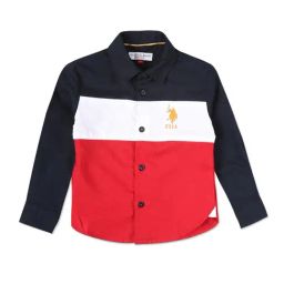 U.S. Polo Assn. Kids Multicolor Color Block Full Sleeves Shirt-picture-23