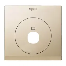 Schneider Electric ULTI Impress TV Socket Cover Plate 1 Gang Polycarbonate Champagne Gold, UC31TVXCG-31