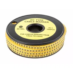 RS PRO Slide On Cable Markers Black on Yellow 3-4.2 mm, 8120893-image-90