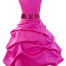 Wow Princess Satin A-Line Dress-image-57