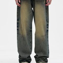 StyleCast Men Relaxed Fit Mildly Distressed Heavy Fade Jeans-image-76