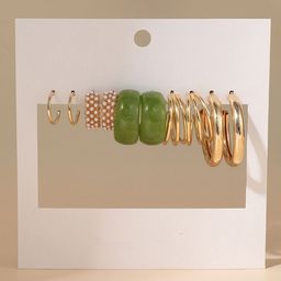 Jewels Galaxy Multicoloured Contemporary Hoop Earrings image 5
