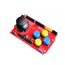 JoyStick Shield Module Joystick Shield Gamepad Analog Keyboard and Mouse Function for Arduino FR4 Wireless Bluetooth DIY Shield V1 Expansion Board Red For DIY Projects Simulated Keyboard Mouse RF Transceiver Module - RS340JoyStick Shield Module Joystick Shield Gamepad Analog Keyboard and Mouse Function for Arduino FR4 Wireless Bluetooth DIY Shield V1 Expansion Board Red For DIY Projects Simulated Keyboard Mouse RF Transceiver Module - RS340 image 1