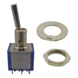 APEM TOGGLE SWITCH, SPDT, 4A, 30VDC, PANEL, 5638AB-3