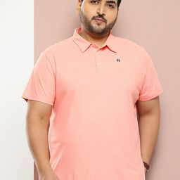 Sztori Men Plus Size Polo Collar T-shirt-13