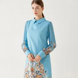 JC Collection Floral Print A-Line Dress-image-81